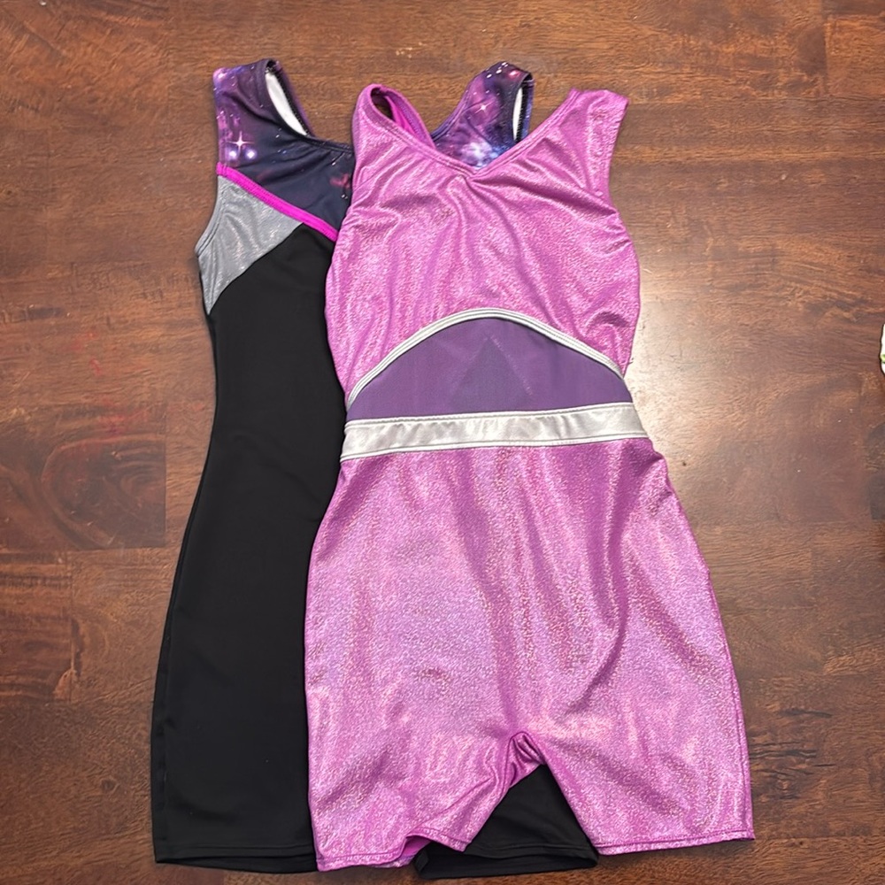 Girls leotards x2